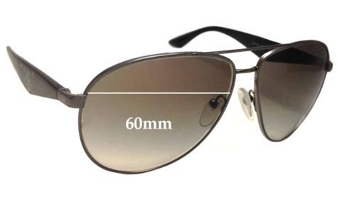 Prada SPR53Q & PR53QS 60mm Replacement Lenses 